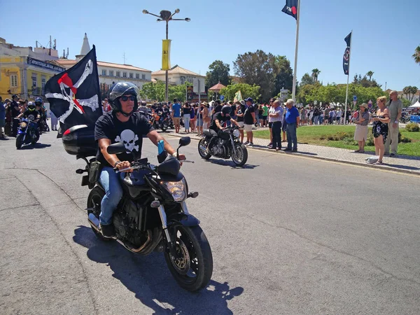 Défilé moto à Faro — Photo