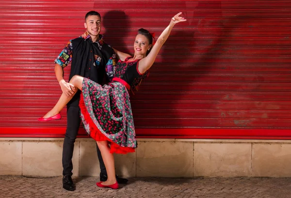 Vintage pareja bailando — Foto de Stock