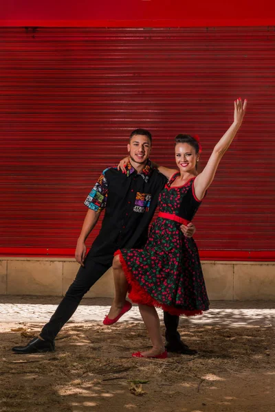 Vintage pareja bailando — Foto de Stock