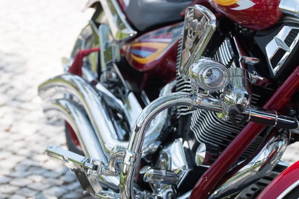Detalles brillantes motocicleta —  Fotos de Stock