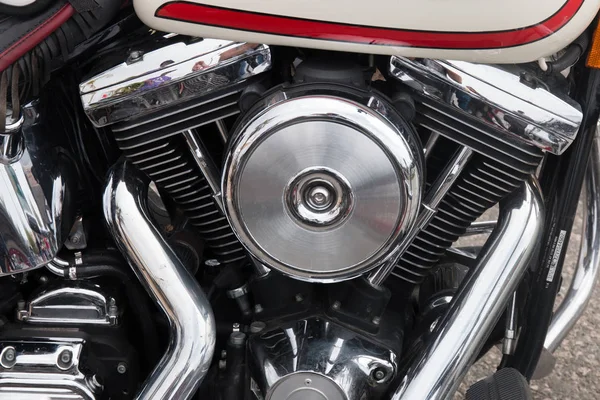 Motorcycle shiny details — Stock Photo, Image