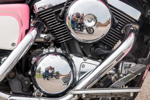 オートバイの光沢のある詳細 — ストック写真