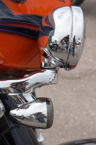 Detalles brillantes motocicleta — Foto de Stock