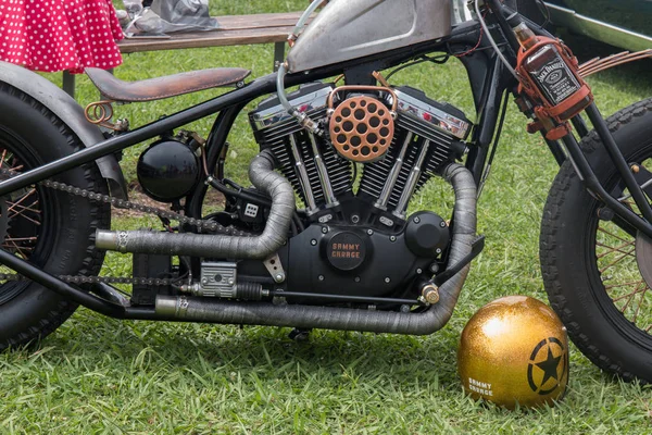 Motorcykel i klassisk händelse — Stockfoto