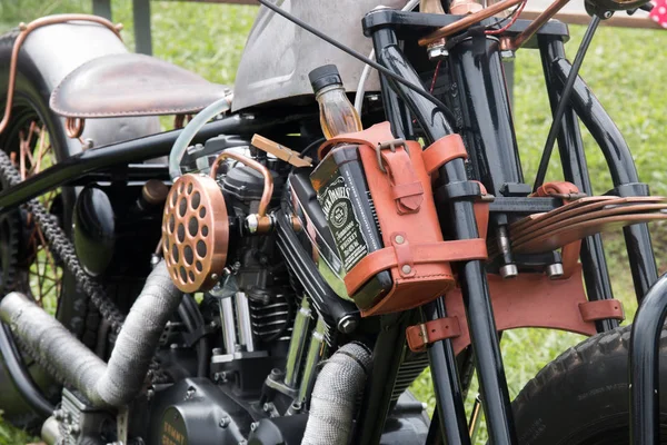 Motorcykel i klassisk händelse — Stockfoto