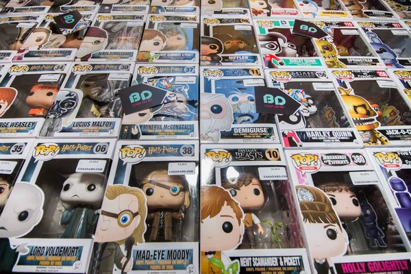 Bunch of geek merchandise — Stock Photo, Image
