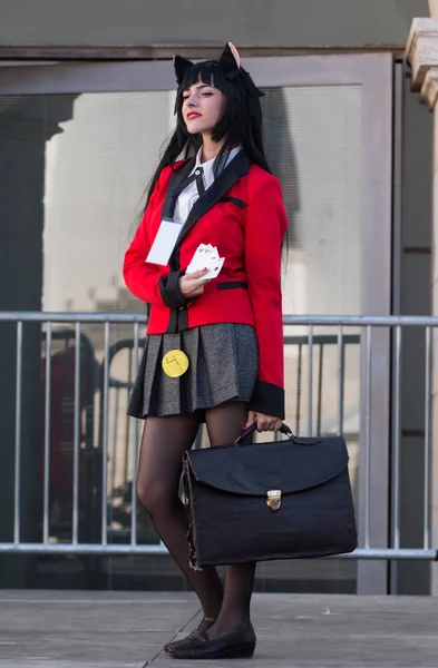 Cosplay-Fans in Kostümen — Stockfoto