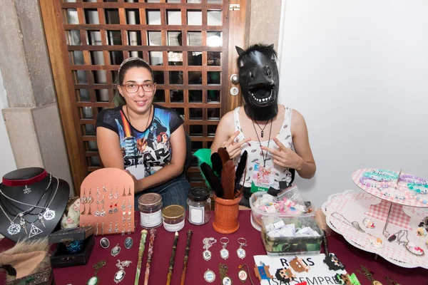 Propietarios de tiendas en un evento — Foto de Stock