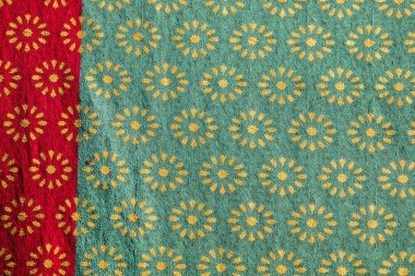 Geleneksel Ortaçağ kumaş tasarım