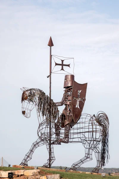 Statue de chevalier médiéval — Photo