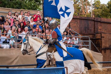 At ile Ortaçağ savaşçı