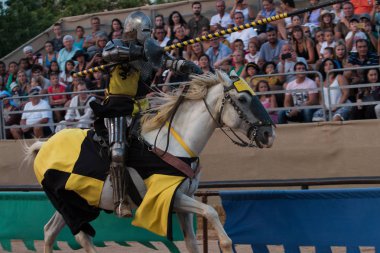 At ile Ortaçağ savaşçı