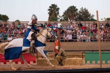 At ile Ortaçağ savaşçı