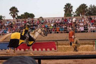 At ile Ortaçağ savaşçı