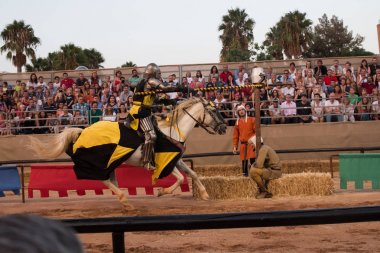 At ile Ortaçağ savaşçı