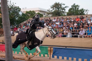 At ile Ortaçağ savaşçı