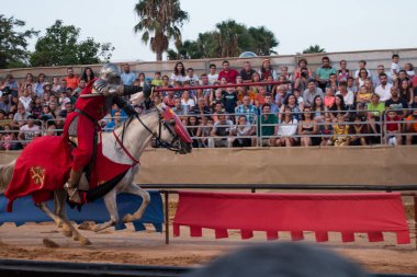 At ile Ortaçağ savaşçı