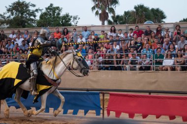 At ile Ortaçağ savaşçı