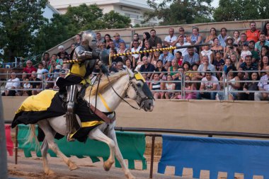 At ile Ortaçağ savaşçı