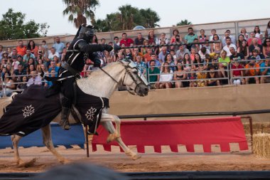 At ile Ortaçağ savaşçı