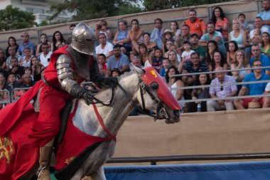 At ile Ortaçağ savaşçı