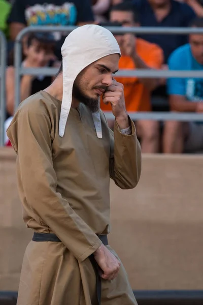 Medieval costume character — Stock Photo, Image