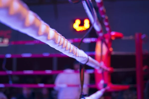 Kickboxer ring detail — Stock Photo, Image