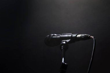 Sahne müziği konseri için mikrofon