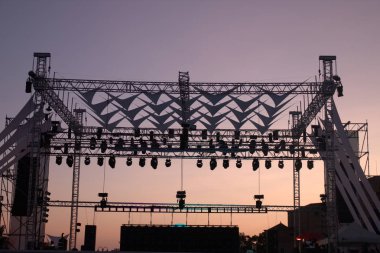 müzik konser için sahne