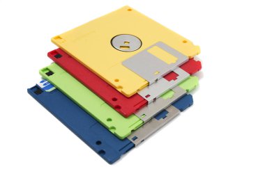 disketler yığını