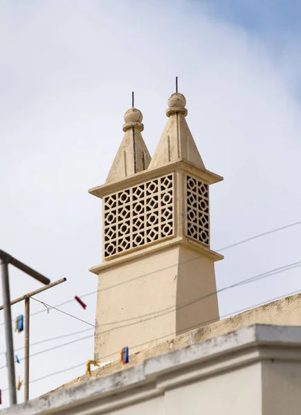 Chaminé típica da região do Algarve — Fotografia de Stock