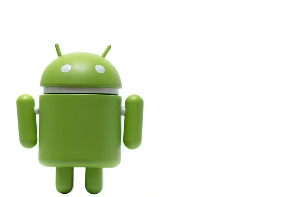 Groene android robot — Stockfoto