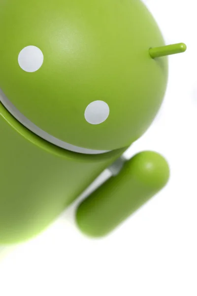 Groene android robot — Stockfoto