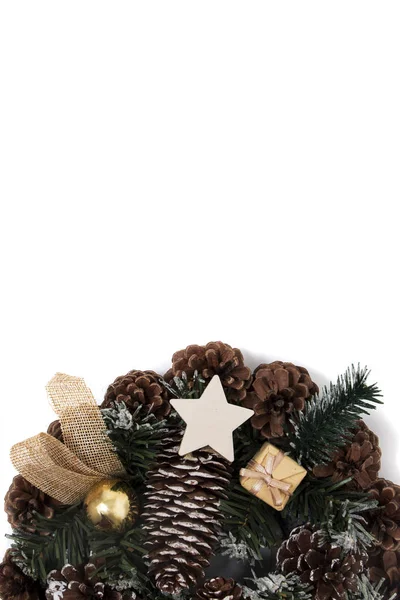 Rounded pine cone decoration — Stock Photo, Image