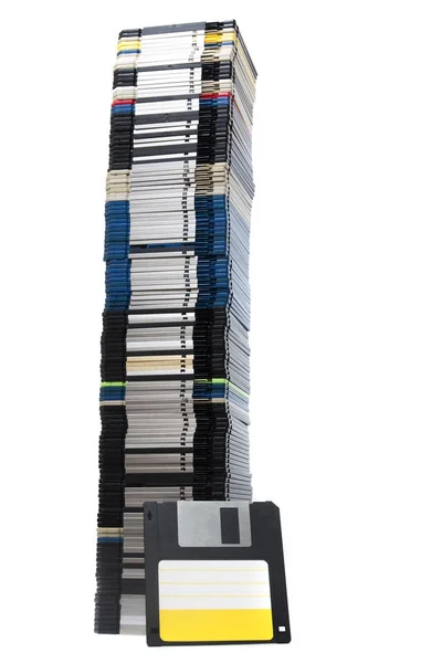 Mucchio di floppy disk — Foto Stock