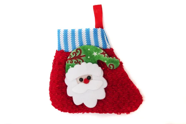 Cute christmas sock — Stock Photo, Image