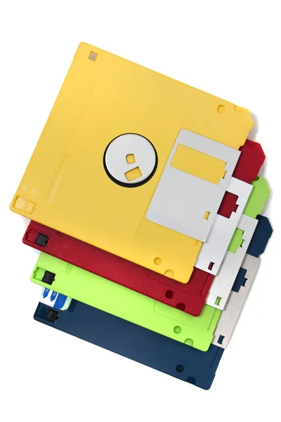 Stapel van diskettes — Stockfoto