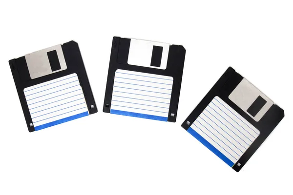 Three floppy disks — Stock Photo, Image
