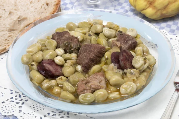 Typical stew of Fava beans — Stock Photo, Image