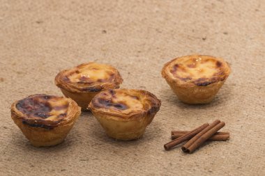 Ünlü Portekizce pasta tart yumurta