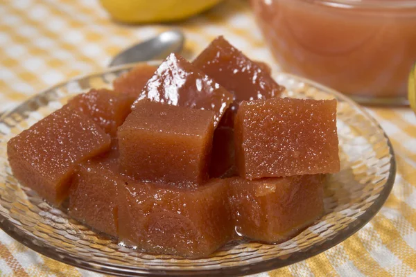 Doce de marmelo tradicional — Fotografia de Stock