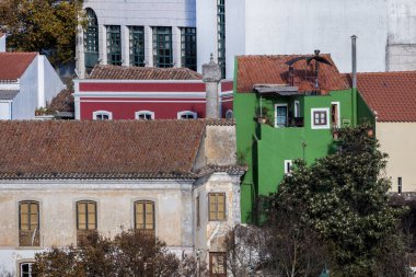 Monchique köyüne binalar