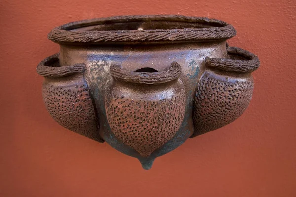 Pote de flor cerâmica lembrança — Fotografia de Stock