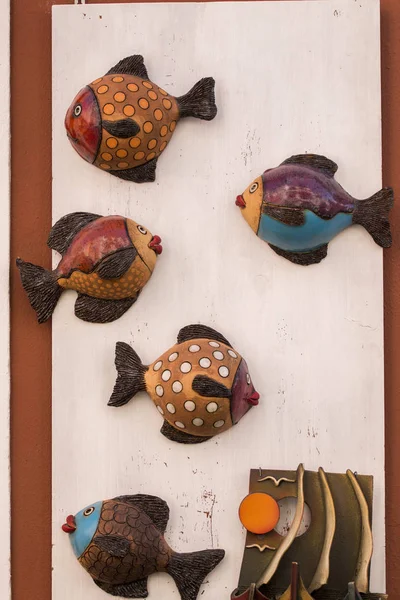 Pescado de cerámica de recuerdo — Foto de Stock