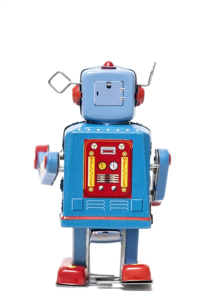 Vintage cyny robot zabawka — Zdjęcie stockowe