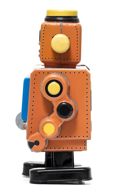 Retro plechová robot hračka — Stock fotografie
