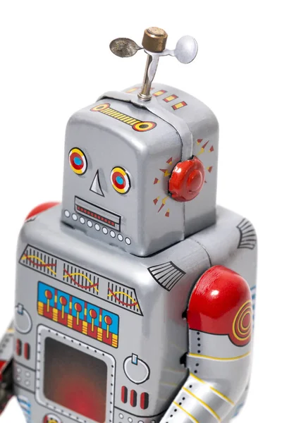 Giocattolo robot stagno vintage — Foto Stock