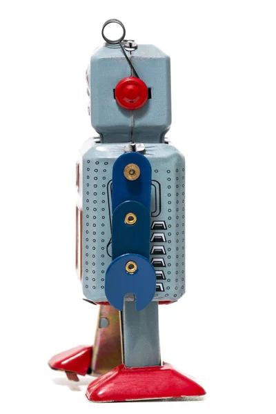 Vintage lata robô brinquedo — Fotografia de Stock