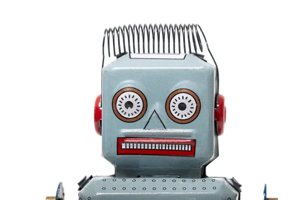 Vintage tin robot toy — Stock Photo, Image