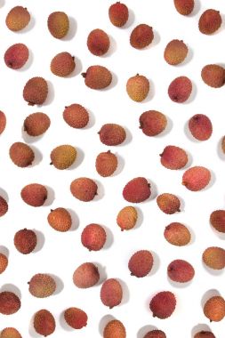 Bunch of Lychee fruits clipart
